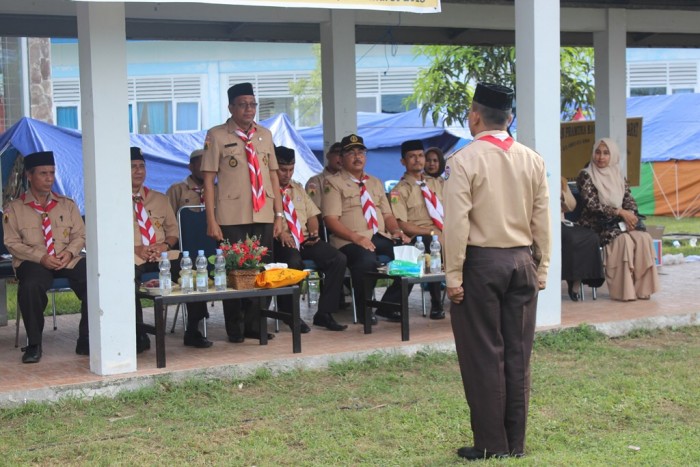 Kakanwil Buka Kegiatan Perkemahan Pramuka Madrasah Tk. Kabupaten Aceh Barat