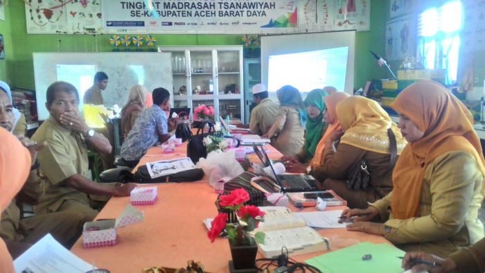K3M Tk MTs Abdya adakan Perakitan Soal USBN