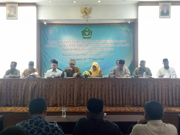 Kemenag Aceh Bedah RKA-KL Tahun 2018