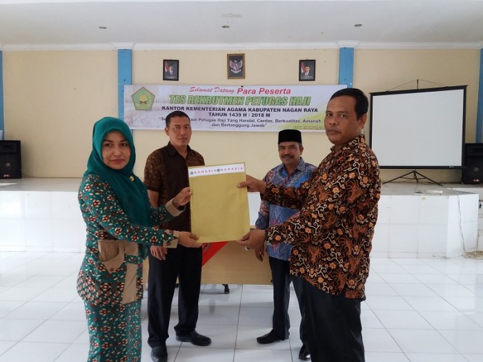 Rekrutmen Calon Petugas Haji di Nagan Raya Berlangsung Aman dan Lancar