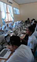 Hari Pertama UAMBN-BK MTs Kota Langsa Lancar
