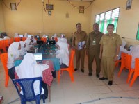 Kakankemenag Aceh Timur dan Kasi Kelembagaan Kanwil Kemenag Aceh Pantau PelaksanaanUAMBN-BK
