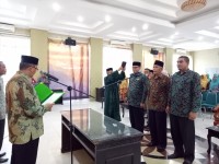 Kakanwil Lantik 3 Pejabat Eselon III Kemenag Aceh