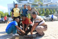 Gelar Penghijauan, Kanwil Kemenag Aceh Tanami Berbagai Pohon