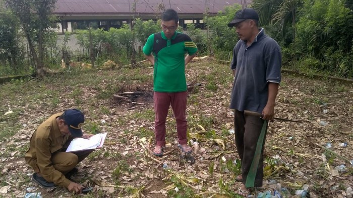 Kemenag Kota Subulussalam Ukur Arah Kiblat di Sultan Daulat