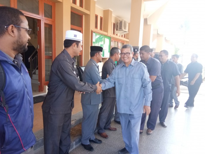 Apel Pagi Terakhir, Kakankemenag Mengucapkan Selamat Menunaikan Ibadah Puasa