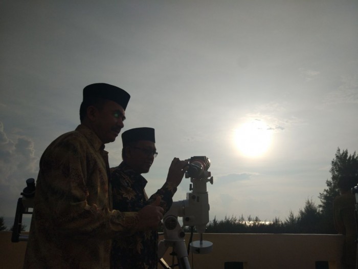 Kakanwil Tinjau Persiapan Alat Rukyatul Hilal Awal Ramadhan 1439 H
