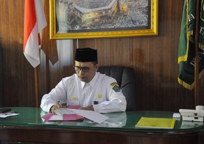 Sukseskan Agenda Kunker Kakanwil di Abdya, Kakankemenag ; Semua Persipan Sudah Selesai