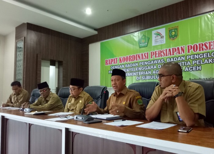 Persiapan Porseni XVI, Kakanwil: Porseni Tahun Ini Kita Jadikan Paling Sukses