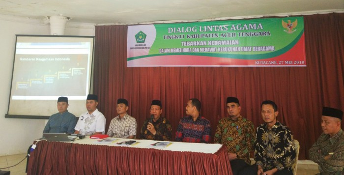 Kakanwil Buka Dialog Lintas Agama di Aceh Tenggara 