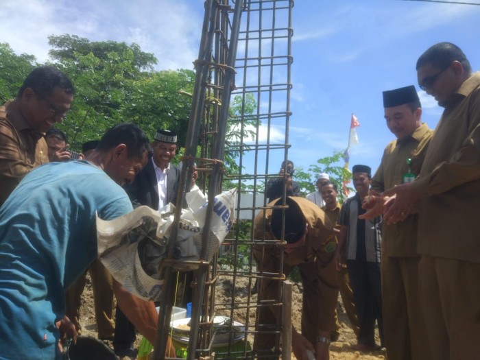 Bangun Gedung Baru KUA Kecamatan Batee, Ini Harapan Kakanwil 