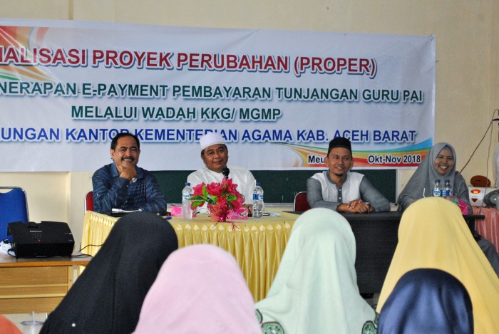 Bupati Hadiri Sosialisasi Proper Efesiensi E-Payment Seksi PAI