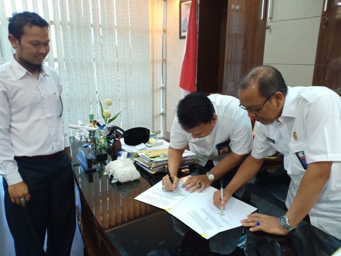 Kemenag Aceh Tandatangani MoU dengan RSU Meutia dan PT Pos Indonesia