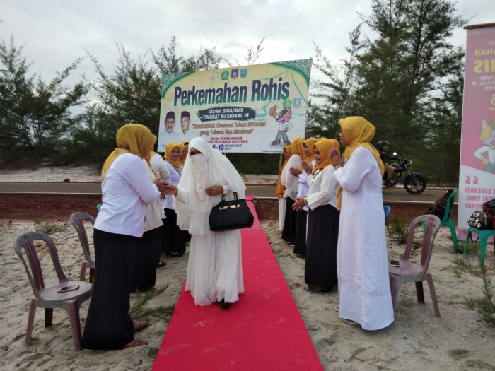 Ketua DWP Kemenag Aceh Hadiri Pembukaan Perkemahan Rohis Nasional
