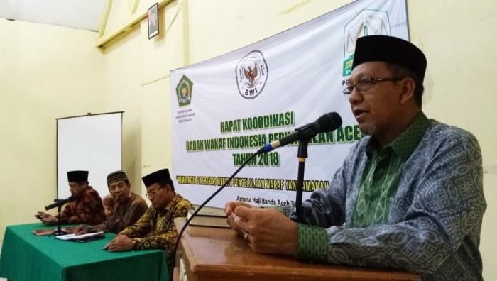 Kakanwil Ajak Umat Islam Untuk Menjaga Aset Wakaf
