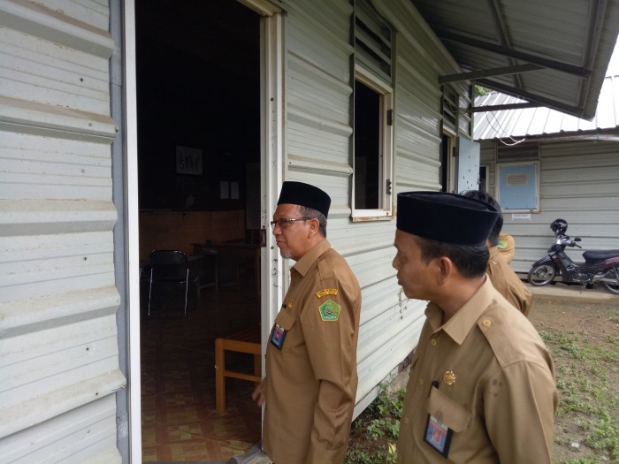 Usai Apel, Kakanwil Langsung Tinjau Madrasah di Aceh Besar, Ada Apa?