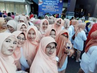Kemenag Aceh Meriahkan Gerak Jalan Santai Ulang Tahun KORPRI dan DWP