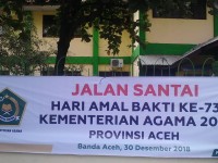 Gelar Jalan Santai HAB ke 73, Kemenag Aceh Siapkan 4000 Kupon Doorprize