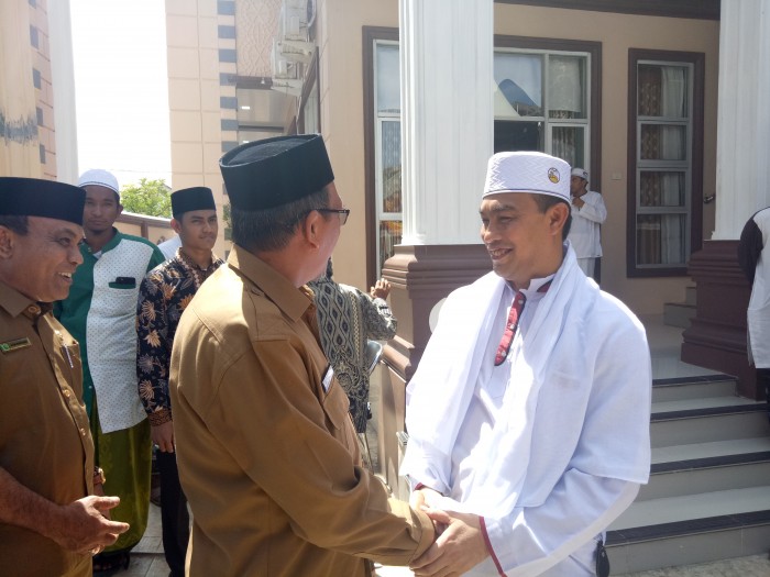 Tiba di Pijay, Kakanwil Disambut Mudir Ma'had Aly Darul Munawwarah