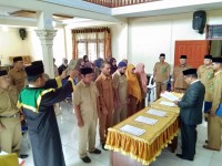 KaKankemenag Aceh Tengah Lantik 5 Pejabat K-TU Madrasah