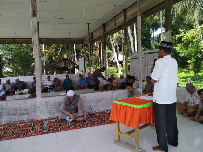 Marzuki Terpilih Sebagai Ketua Pegajian Jama'atul Ukhuwah Kecamatan Peudawa 