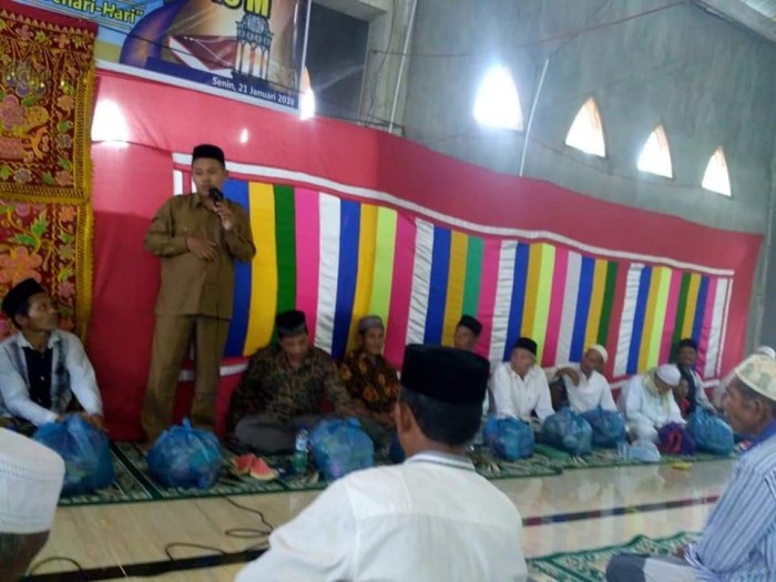 Kepala KUA Runding Hadiri Peringatan Maulid Nabi di Desa Sebungke