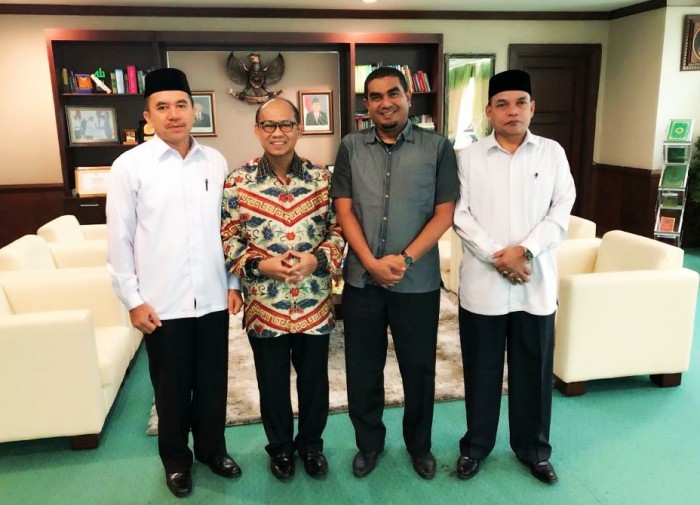 Temui Dirjen Bimas Islam, Kemenag Aceh Minta Tambahan Gedung KUA SBSN