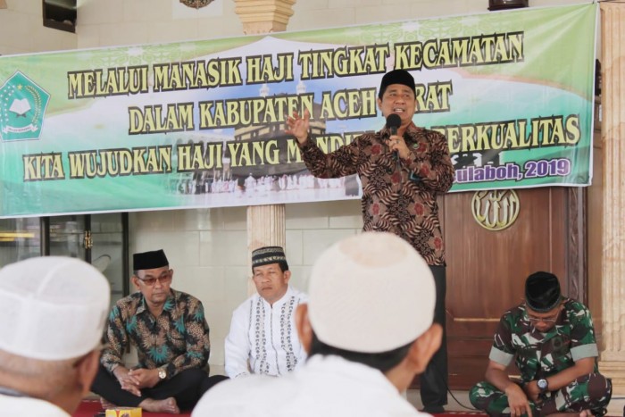 122 JCH Kecamatan Johan Pahlawan Ikut Manasik 1440 H/2019M