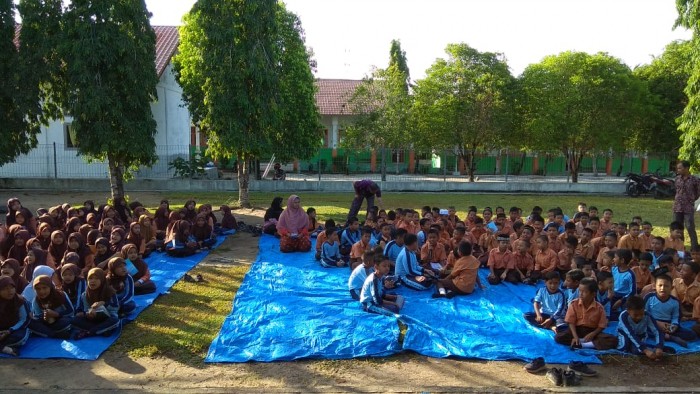 Siswa MIN 5 Aceh Jaya Gelar baca Yasin Bersama 