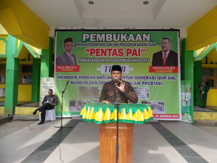Kemenag Aceh Timur Tutup Pentas PAI Tahun 2019