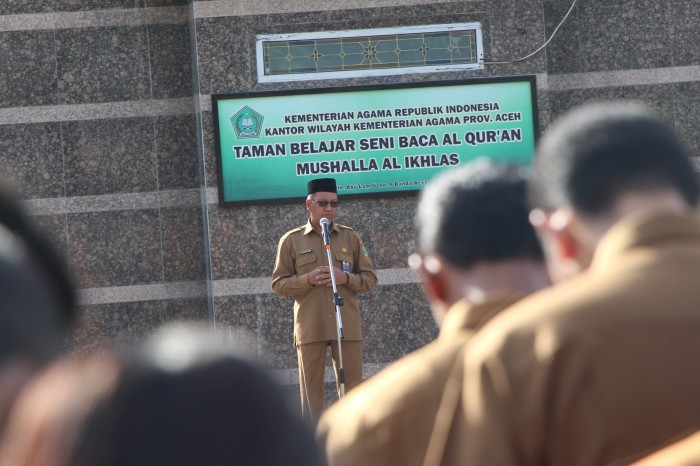 Kakanwil Ingatkan ASN Jaga Disiplin dan Kerja Maksimal