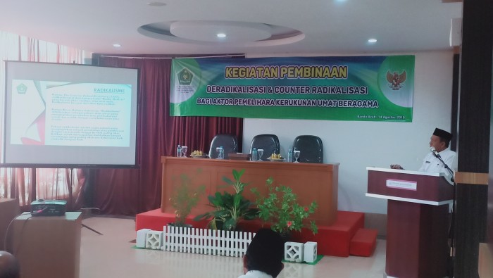 Pembinaan KUB, Pesan Kakanwil : Deradikalisasi Berpotensi Konflik Adalah Tugas Kita Bersama