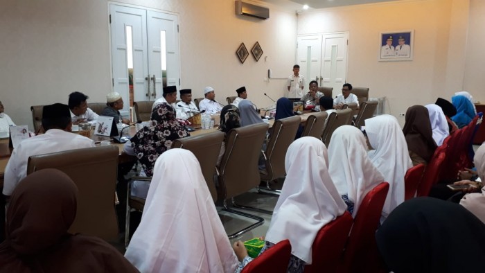 Kontingen Pentas PAI Audiensi ke Pendopo, Wali Kota Tergetkan Juara Umum