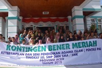 31 Siswa/i Peserta Pentas PAIS Dari Bener Meriah Siap Berlaga ke - Tk. Provinsi Aceh 