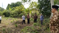 Kakanwil Tinjau Lokasi Pembangunan Gedung KUA Pante Raja 