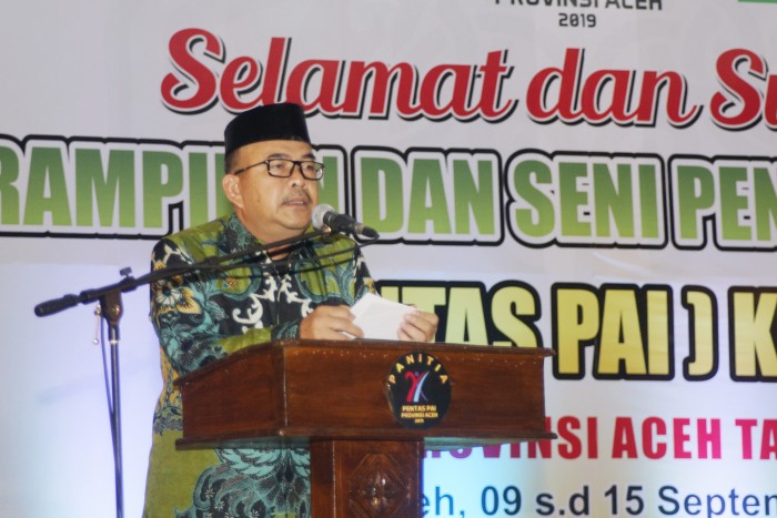 Kadis Pendidikan Aceh: Pemerintah Apresiasi dan Dukung Pentas PAI 
