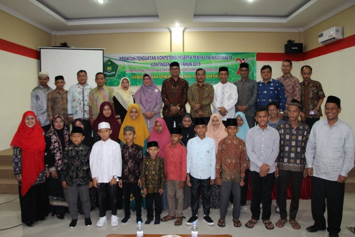 Pentas PAI Nasional 2019, Kemenag Aceh Mantapkan Kompetensi Peserta