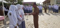 MAN 2 Aceh Timur Apresiasi siswa Duta pustaka.
