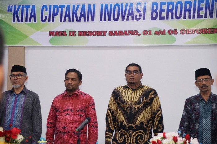 Walikota Sabang Buka Rapat Evaluasi Program PD Pondok Pesantren 2019