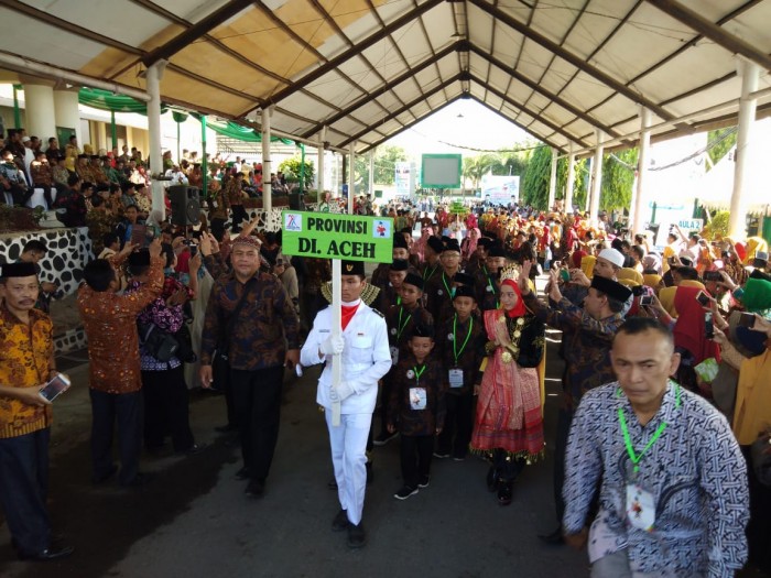 Menteri Agama Buka Pentas PAI Nasional 2019 di Makasar, Kontingen Aceh Siap Bertanding