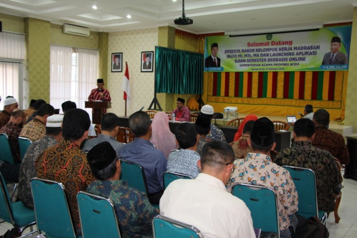 Wakili Kakanwil, Kabid Penaiszawa Buka Rakor Kelompok Kerja Madrasah