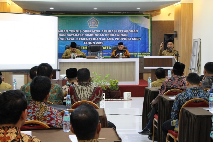 Optimalisasi Program Bimwin, Kemenag Aceh Gelar Bimtek bagi Operator