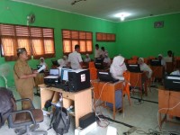Kasi Pendis Kemenag Aceh Singkil Monitoring Pelaksanaan Gladi di Madrasah