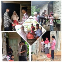 Penyaluran Paket bantuan sembako kemenag Aceh Jaya Berjalan lancar 