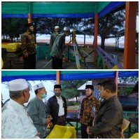 Pemantauan hilal awal ramadhan 1441H di Aceh Jaya di selimuti hujan lebat 