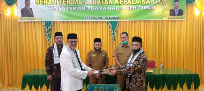  Kemenag Aceh Timur Gelar Serah Terima Jabatan