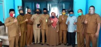 Kasi Bimas Islam dan Enam Kepala KUA Kecamatan Datangi Kantor Disdukcapil Kabupaten Aceh Jaya