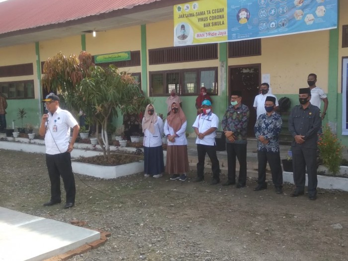 BNK Pidie Jaya Sosialisasi bahaya Narkoba di MAN 3 Pidie Jaya