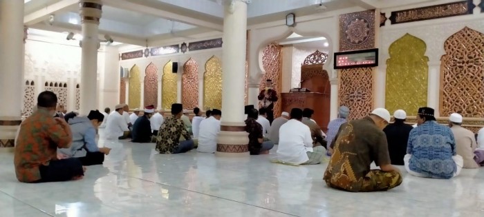 Ajakan Sadar Wakaf di Safari Subuh Kankemenag Kota Sabang