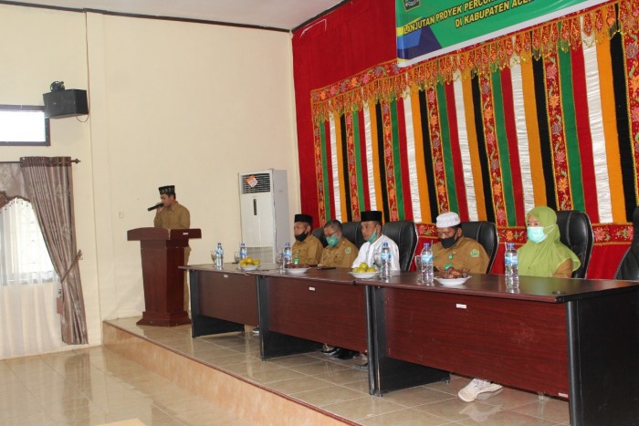 BKM Aceh hadir, Bimas Islam Kemenag Aceh Singkil Gelar Pembinaan Manajemen Mesjid